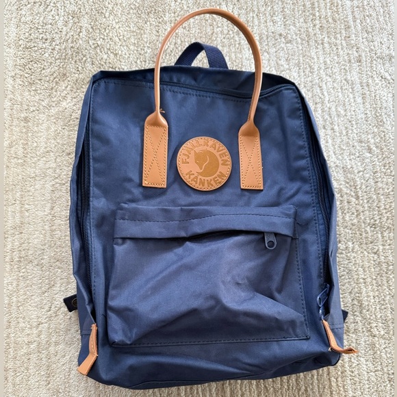 Fjallraven Handbags - FJALLRAVEN KANKEN Laptop Navy with Gold Logo Backpack